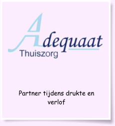 Partner tijdens drukte en verlof