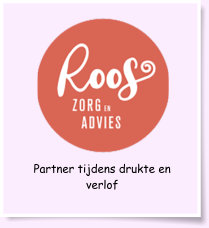 Partner tijdens drukte en verlof